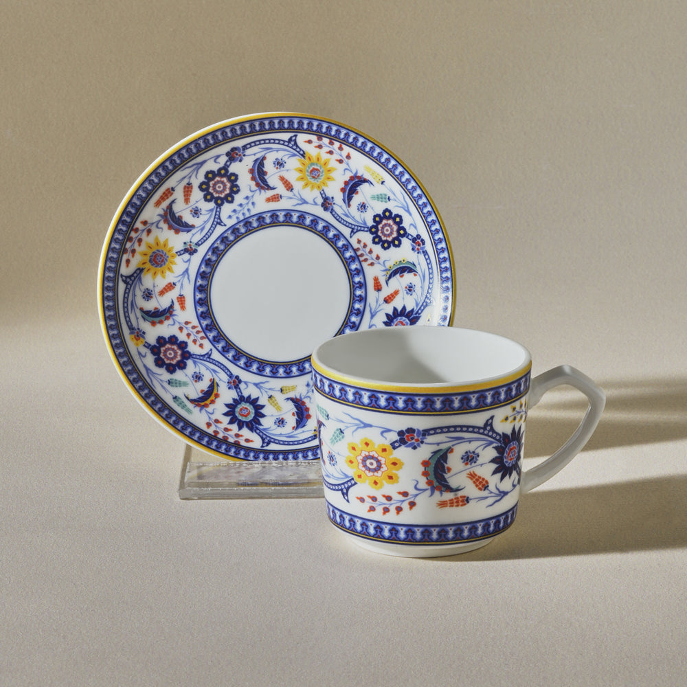 " Karaca Linden-Kaffeetassen-Set, 2 Personen, 80 ml "