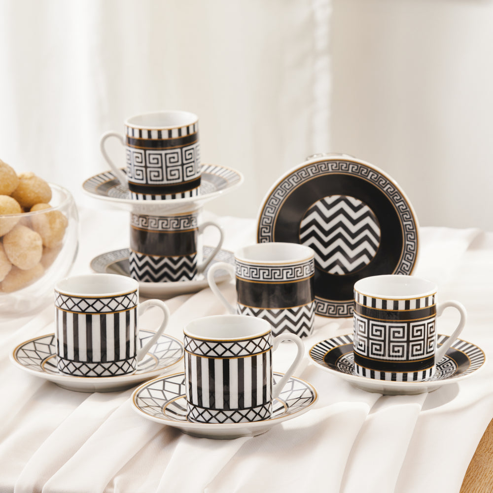 " Karaca Helenistik für 6 Personen Kaffeetasse, 80 ml "