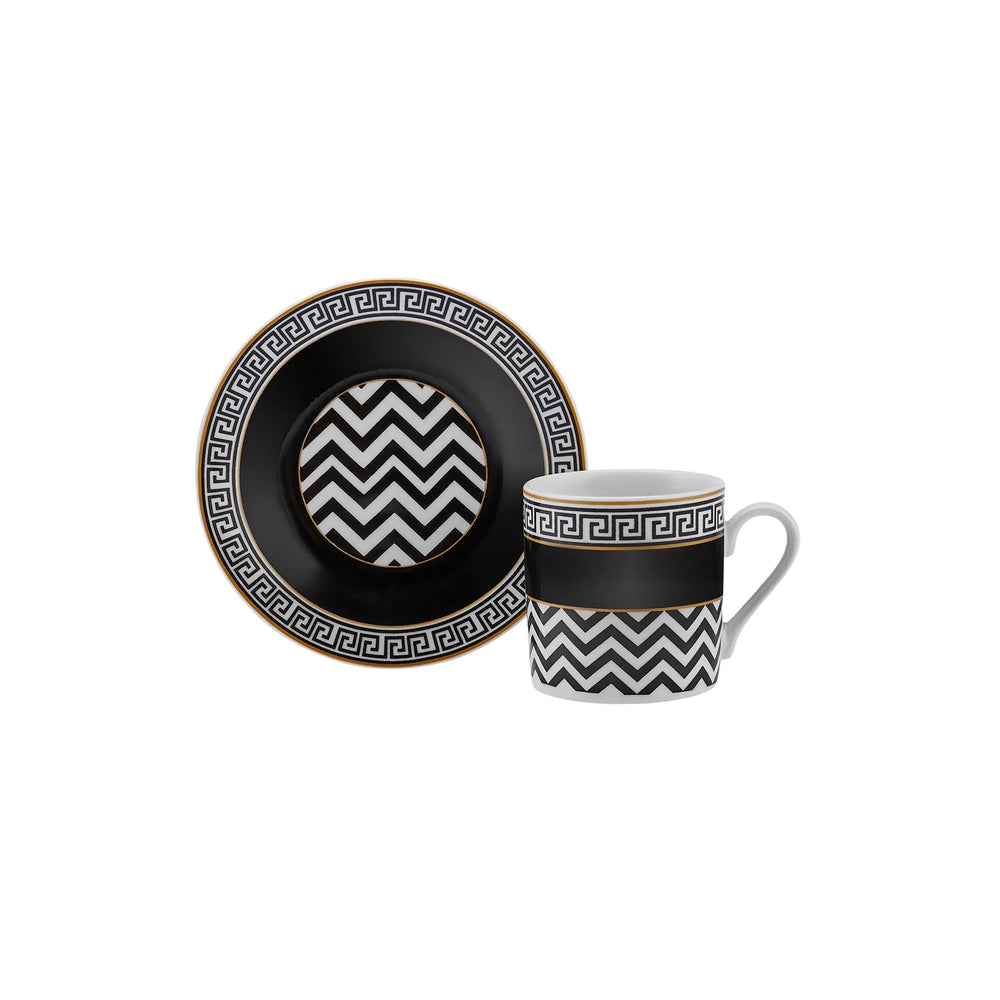 " Karaca Helenistik für 6 Personen Kaffeetasse, 80 ml "