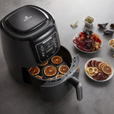 " Karaca Air Cook XL 2 in 1 Airfryer Space Grau Schwarz, 4L, 1550W "