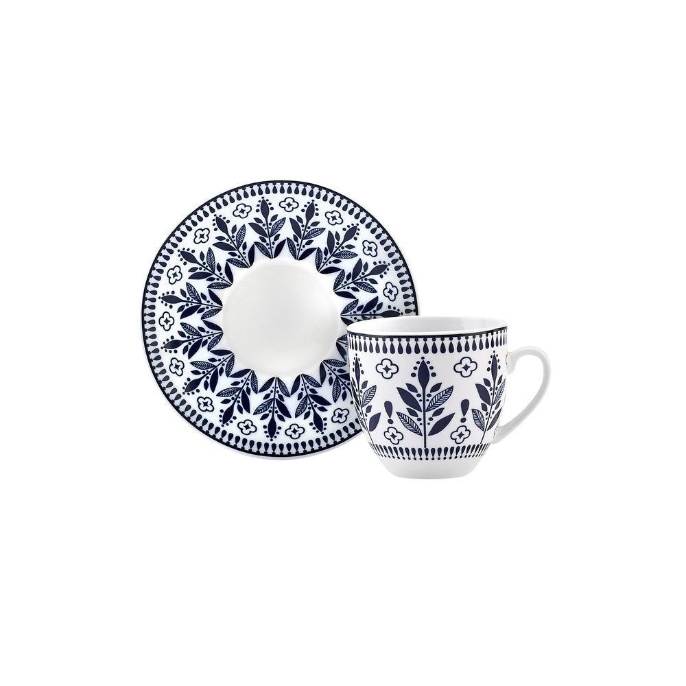 " Karaca Peyker Kaffeetassen-Set für 6 Personen, 85 ml "