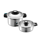 " Karaca Quick and Safe Induktions Schnellkochtopf Set 4+6 Lt "