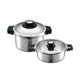 " Karaca Quick and Safe Induktions Schnellkochtopf Set 4+6 Lt "