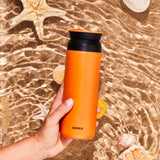 " Karaca Rainbow Edelstahl Auslaufsicherer Thermosflasche 500 ml Orange "