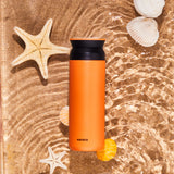 " Karaca Rainbow Edelstahl Auslaufsicherer Thermosflasche 500 ml Orange "