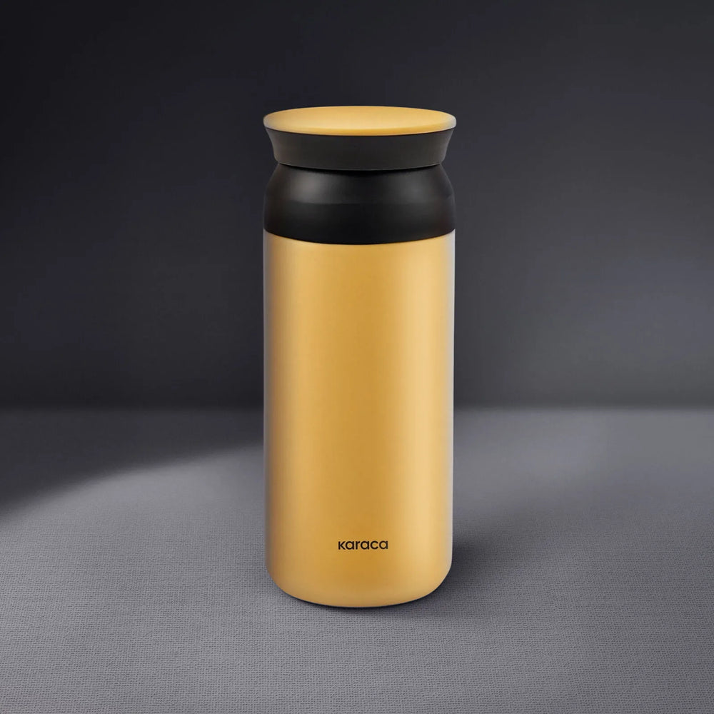 " Karaca Rainbow Steel Auslaufsichere Thermoskanne 350 Ml Gelb "