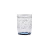 " Karaca Sonnenblume Wasserglas, Blau "