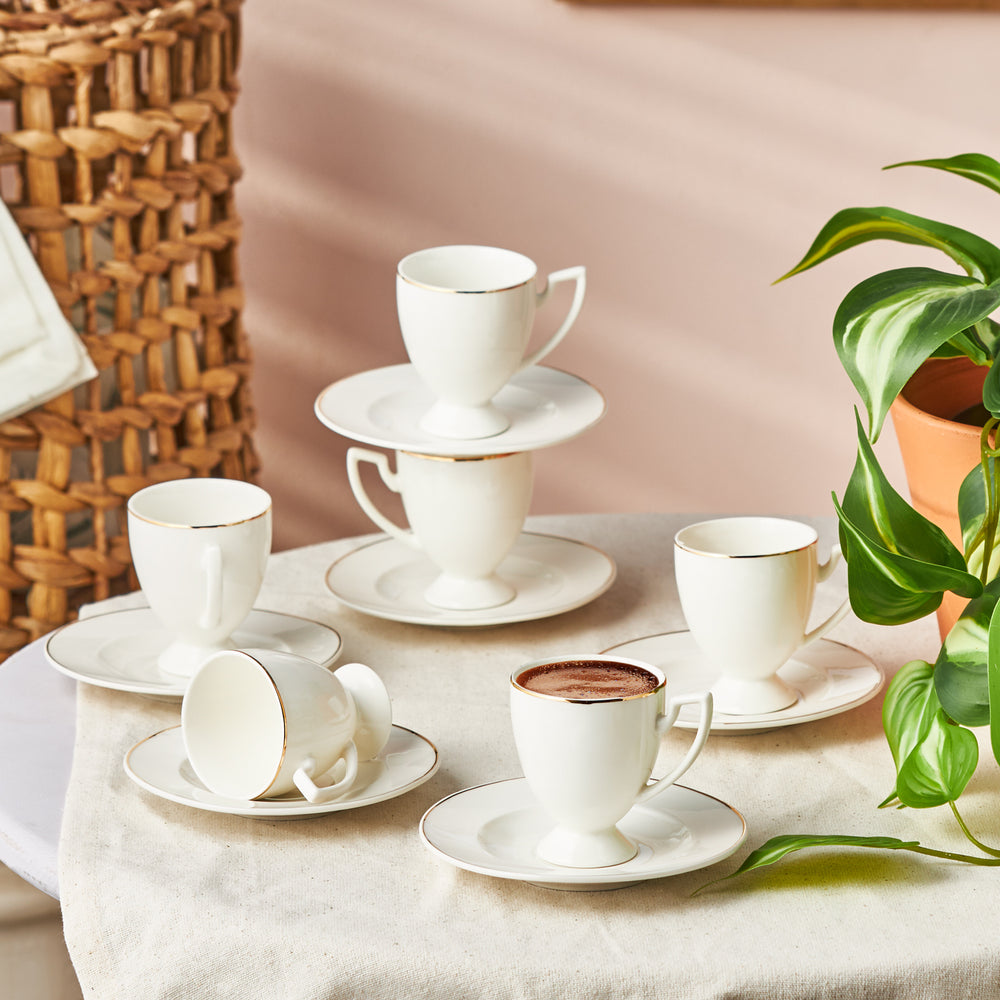 " Karaca Boyoz Kaffeetassen-Set, 6 Personen, 85 ml "