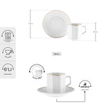 " Karaca Vezir 6 Personen Kaffeetassen-Set 80 ml "