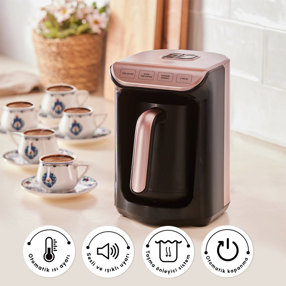 " Karaca Hatır Kaffeemaschine mit Röstfunktion Rosenbeere "