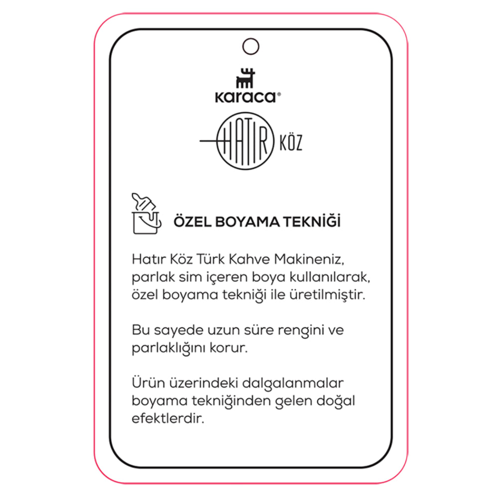 " Karaca Hatır Kaffeemaschine mit Röstfunktion Rosenbeere "