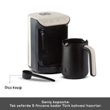 " Hatır Köz Turkish Coffee Machine mit Röstfunktion Creme "