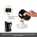 " Hatır Köz Turkish Coffee Machine mit Röstfunktion Creme "