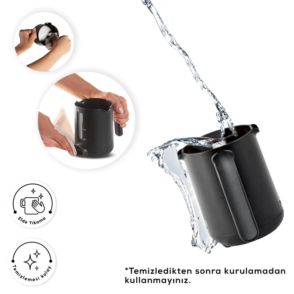 " Karaca Hatır Kaffeemaschine mit Röstfunktion Shiny Black, 535 W "