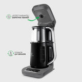 " Karaca Caysever Robotea Pro 4 in 1 sprechender automatischer Teekocher Wasserkocher und Filterkaffeemaschine 2500W Space Grau "