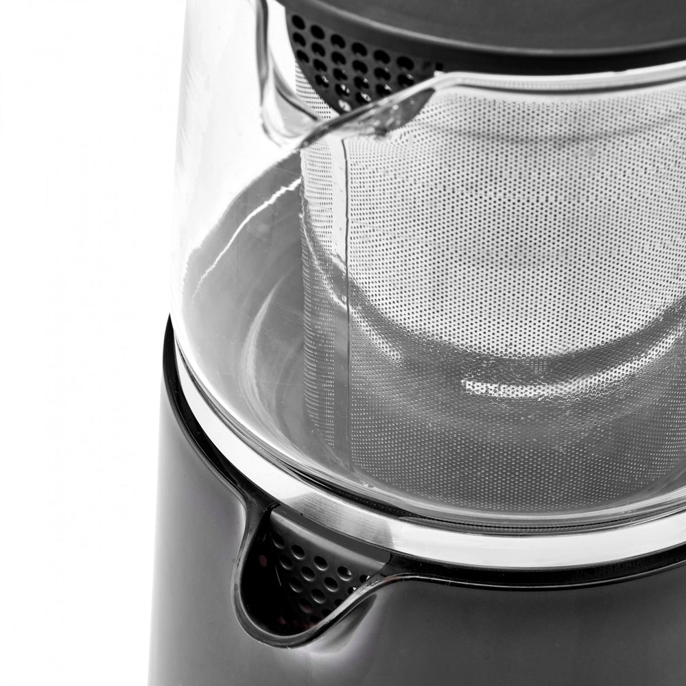 " Karaca Caysever Robotea Pro 4 in 1 sprechender automatischer Teekocher Wasserkocher und Filterkaffeemaschine 2500W Space Grau "