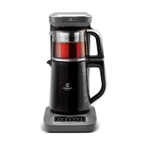 " Karaca Caysever Robotea Pro 4 in 1 sprechender automatischer Teekocher Wasserkocher und Filterkaffeemaschine 2500W Space Grau "