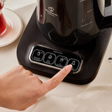" Karaca Caysever Robotea Pro 4 in 1 sprechender automatischer Teekocher Wasserkocher und Filterkaffeemaschine 2500W Chrome "