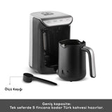 " Karaca Hatır Kaffeemaschine mit Röstfunktion Anthrazit, 535W "