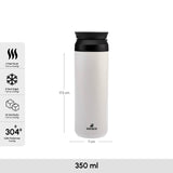 " Karaca Rainbow Steel Auslaufsichere Thermoskanne 350 Ml Creme "