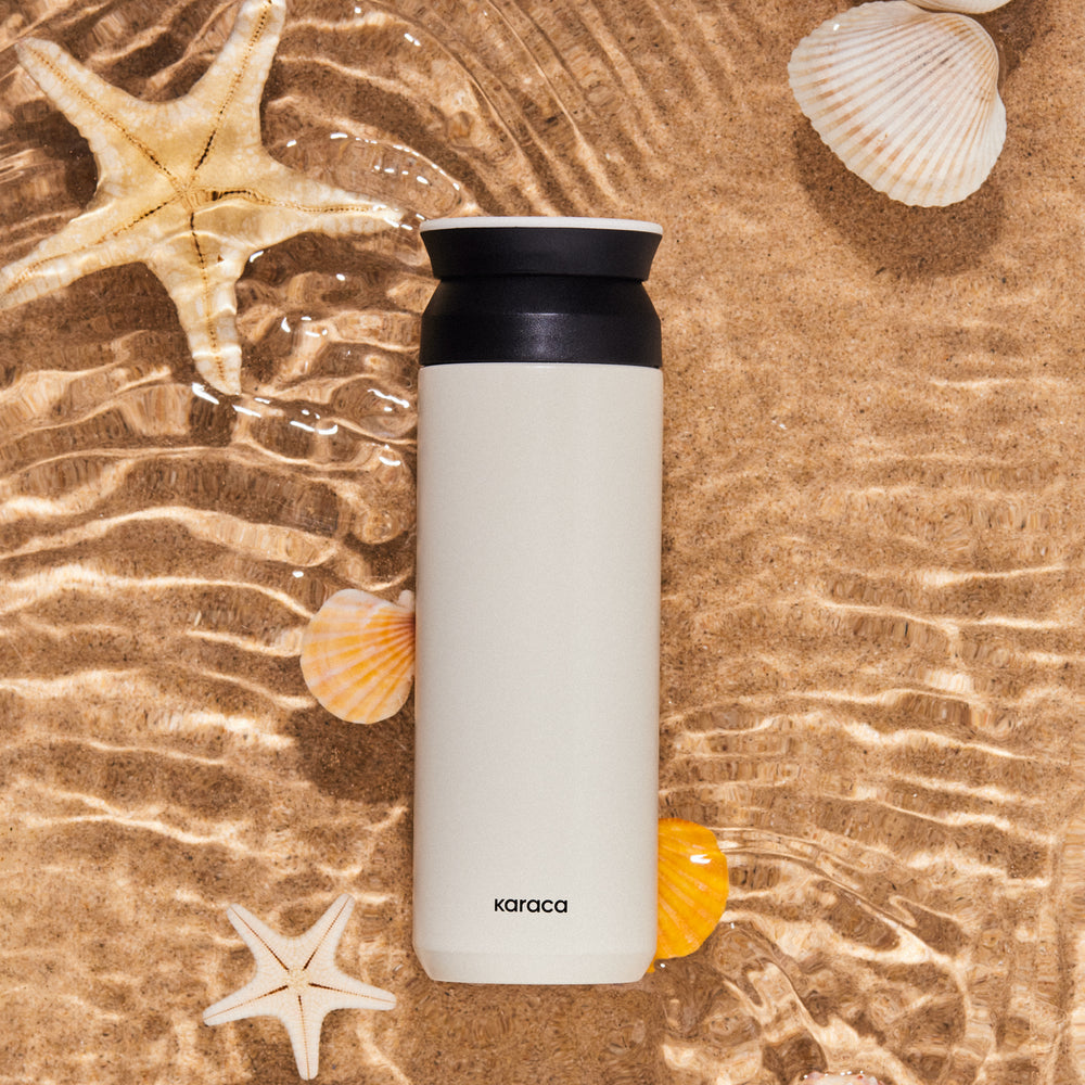 " Karaca Rainbow Steel Auslaufsichere Thermoskanne 500 Ml Creme "