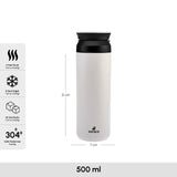 " Karaca Rainbow Steel Auslaufsichere Thermoskanne 500 Ml Creme "