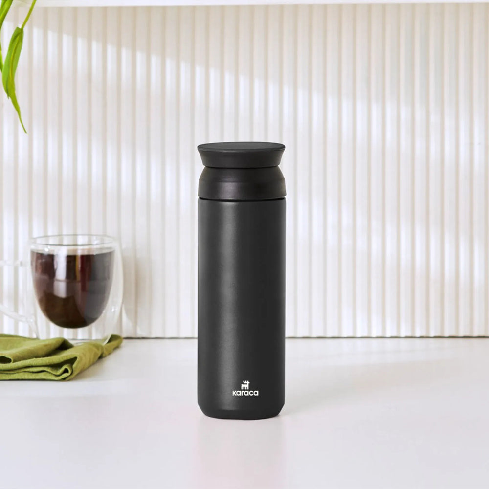 " Karaca Rainbow Steel Auslaufsichere Thermoskanne 500 Ml Schwarz "