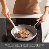 " Karaca Gris Biogranit Induktion-basis Kochtopf Set, 7 teilig "