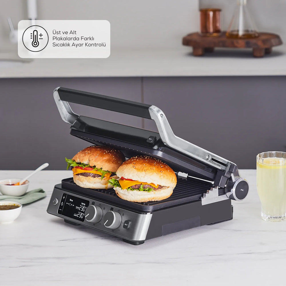 " Karaca Compact Stahl Sear und Grill Inox 2008 Grillen und Toaster "