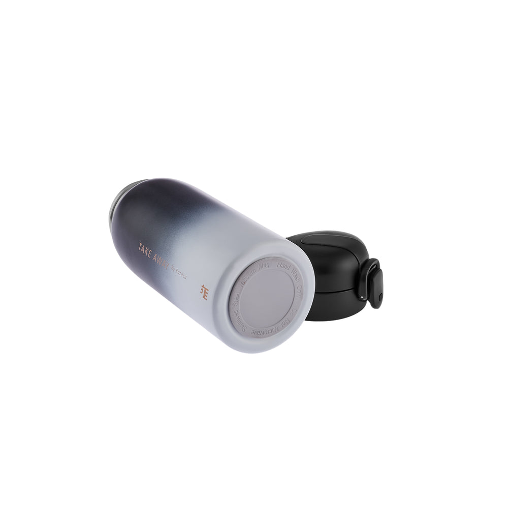 " Karaca Skyfall Stahl Auslaufsichere Thermoskanne 350 ml Schwarz "