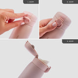 " Karaca Skyfall Stahl Auslaufsichere Thermoskanne 350 ml Rosa "