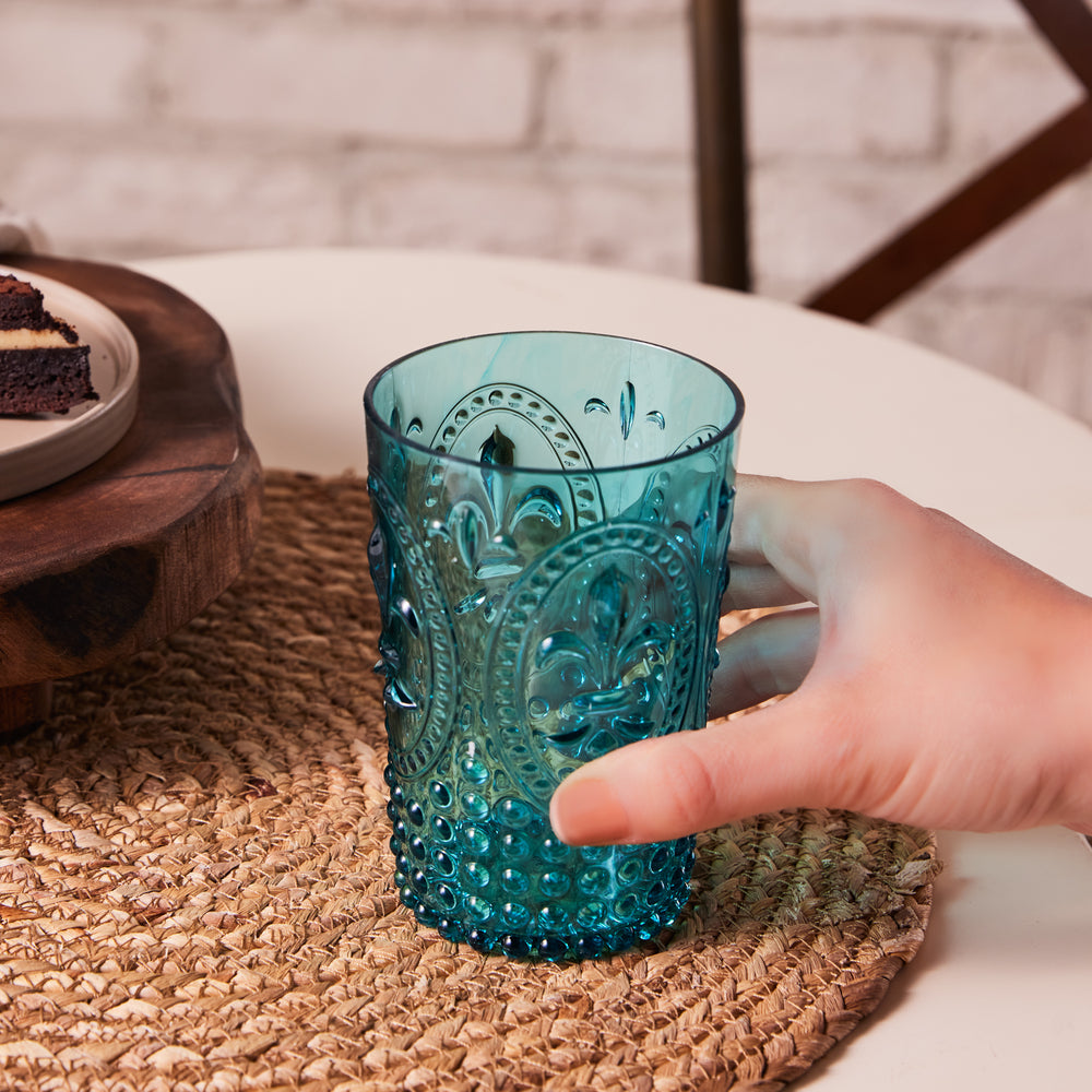 " Karaca Moise Acryl Trinkglas, 400 ml, Blau "
