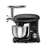 " Karaca Multichef Standmixer Shiny Black Küchenchef 1900 W 5,5 l (mit Hackfleisch-/Sucuk-Wurst-/Fleischklößchenaufsatz) "