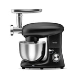 " Karaca Multichef Standmixer Shiny Black Küchenchef 1900 W 5,5 l (mit Hackfleisch-/Sucuk-Wurst-/Fleischklößchenaufsatz) "