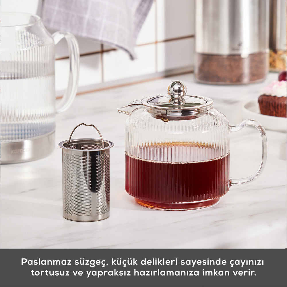 " Karaca Kelly Glas Teekanne "