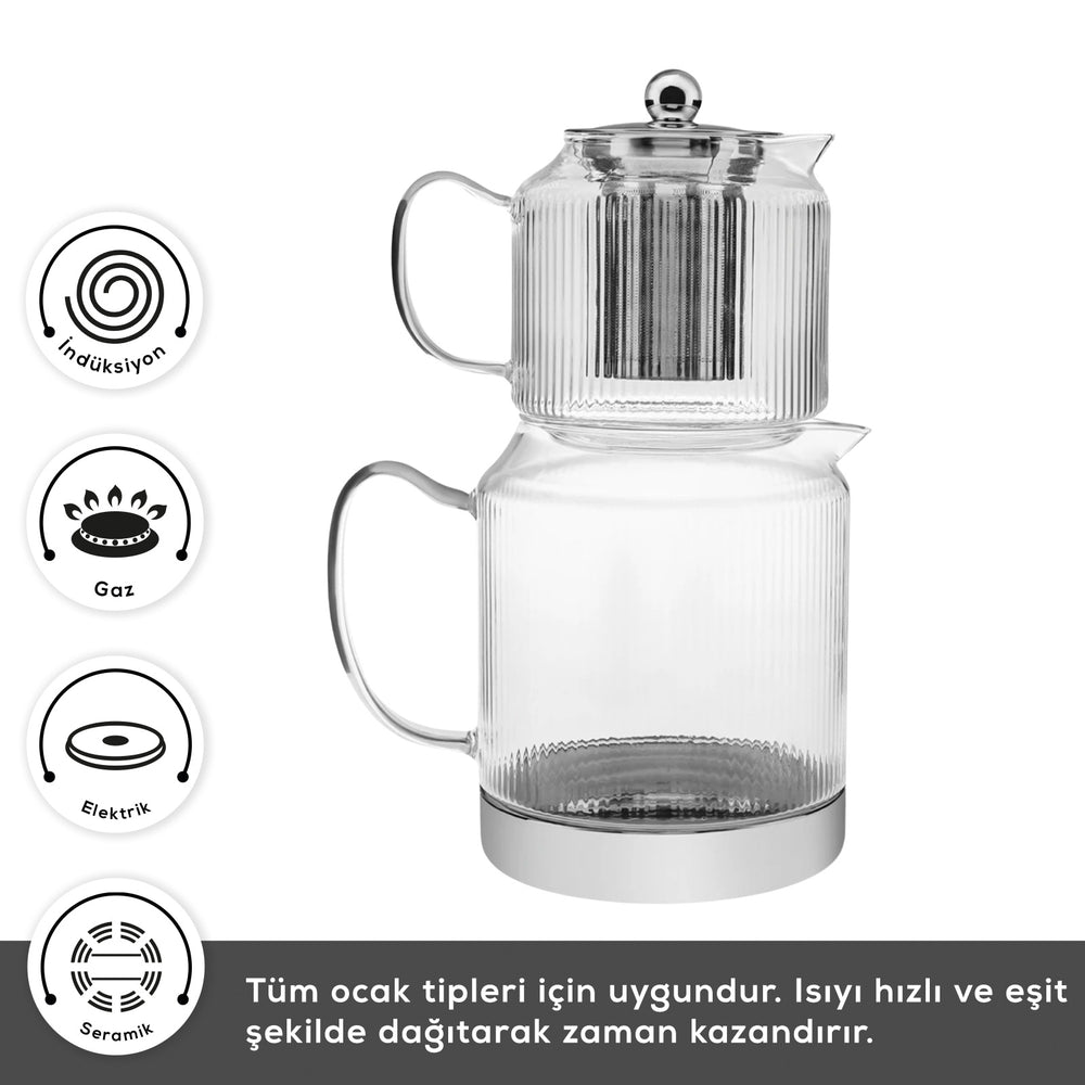 " Karaca Kelly Glas Teekanne "