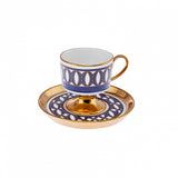 " Karaca Hilal 4-teiliges Porzellan Türkisch-Kaffeetassen-Set, 85 ml, Mehrfarbig "
