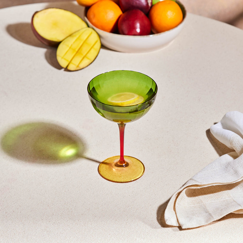 " Karaca Bettle Martini Grünes Eisdessertglas "