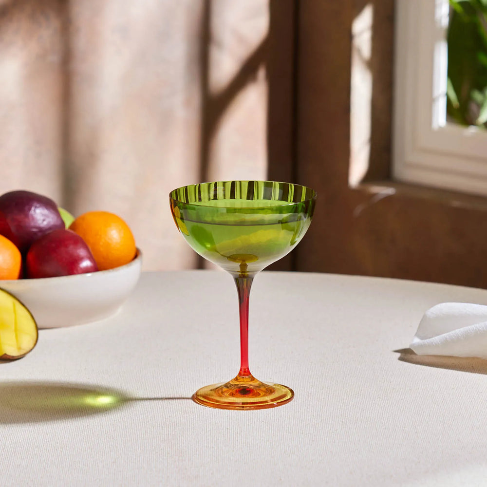 " Karaca Bettle Martini Grünes Eisdessertglas "