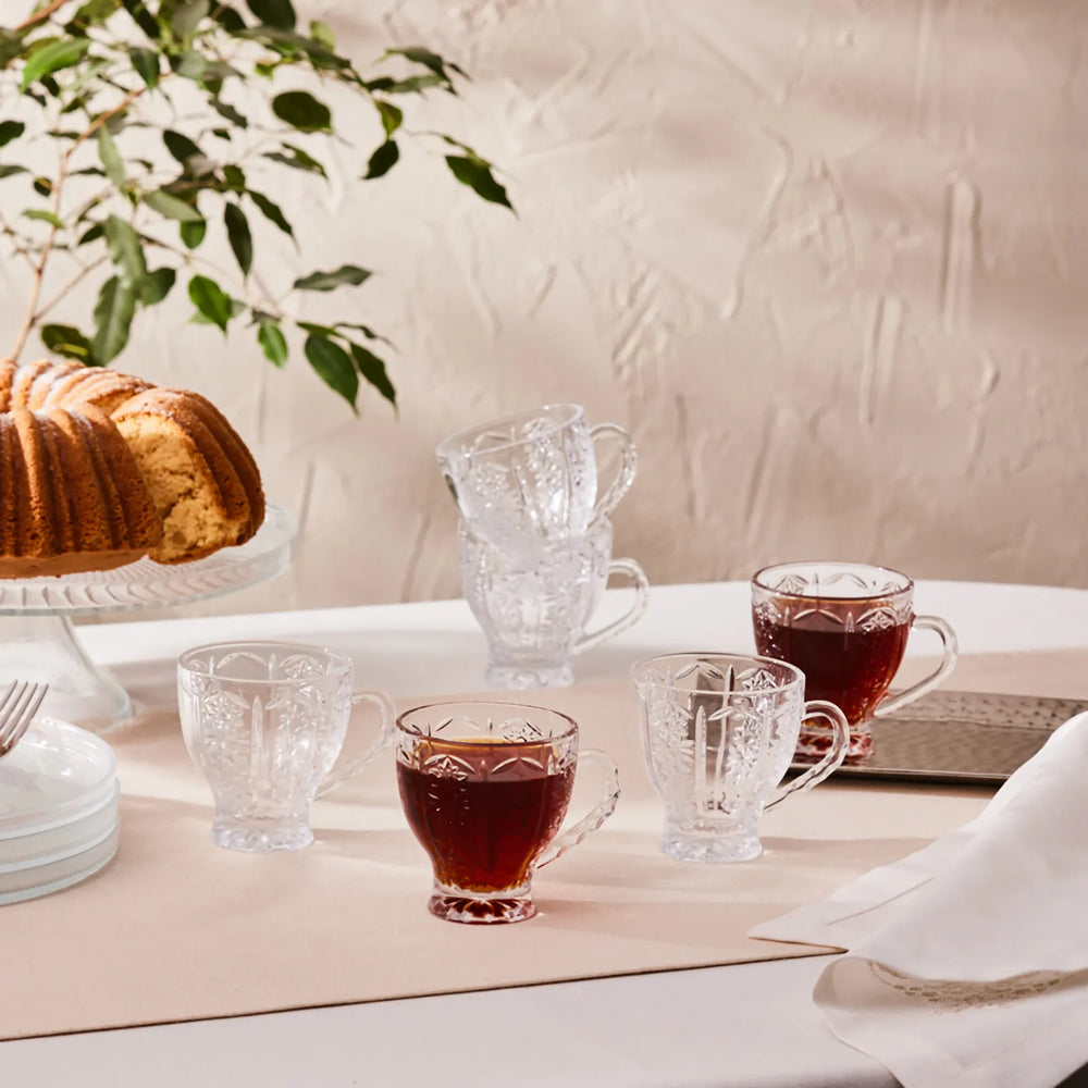 " Karaca Seda 6 Personen Glas Tee Cup 180 Ml "
