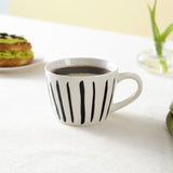" Karaca Linda Streifen Tasse, 350 ml "