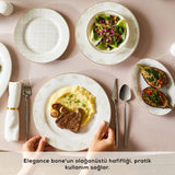 " Karaca Elegance Bone Siena 53-Teiliges 12-Personen Geschirrsett Gold "