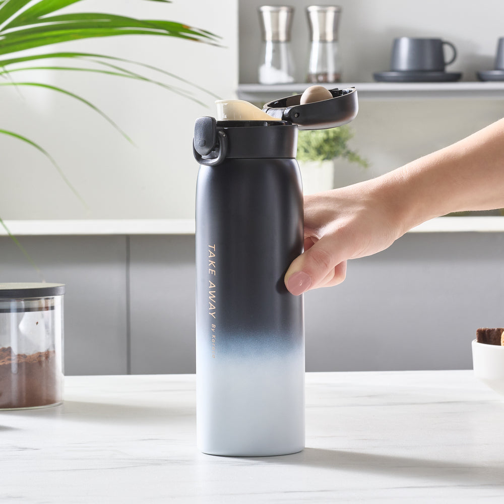" Karaca Skyfall Stahl Leakproof Thermos 500 Ml Schwarz "