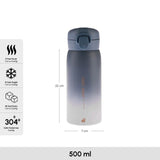 " Karaca Skyfall Steel Auslaufsichere Thermoskanne 500 Ml Blau "