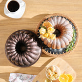 Karaca Cake Pro Lina Braune Kuchenform aus Aluminiumguss 255 cm