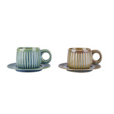 Karaca Arthur Grün & Blau Teetasse 260 ml