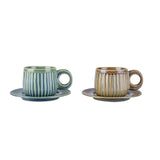 Karaca Arthur Grün & Blau Teetasse 260 ml