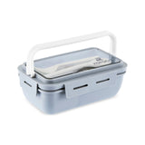 Karaca Fusca Lunchbox mit Gabel und Löffel Grau