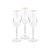 Karaca Jasmine 195 Ml 3er Set Sektgläser
