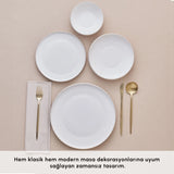 " Karaca Streamline New Saturn Gold 24-teiliges Tafelservice, 6 Personen "